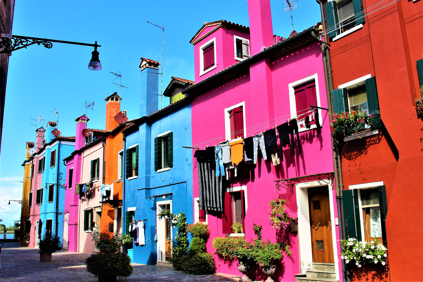 Colorful Houses in Venice