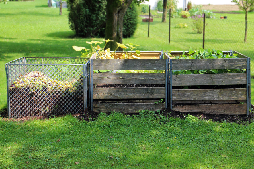 Compost in the Garden